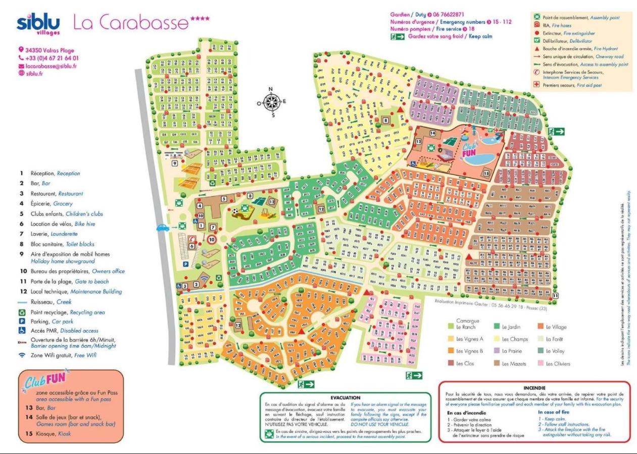 Mobilhome Vias Plage Dans Camping מראה חיצוני תמונה