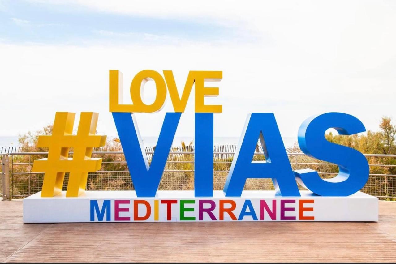 Mobilhome Vias Plage Dans Camping מראה חיצוני תמונה